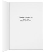 Halloween for Godmother, Cute Folk Art Scarecrow (Innen (Rechts))