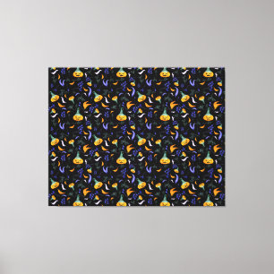 Halloween Forest Canvas Print Leinwanddruck