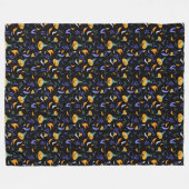 Halloween Forest Fleece Blanket (Vorderseite (Horizontal))
