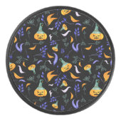 Halloween Forest Hockey Puck (Vorderseite)