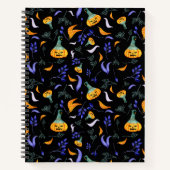 Halloween-Forest-Notebook Notizblock (Vorderseite)
