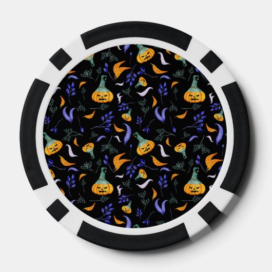 Halloween Forest Poker Chips (Rückseite)