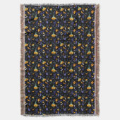 Halloween Forest Throw Decke (Vorderseite Vertikal)