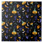 Halloween Forest Tile Fliese (Vorderseite)
