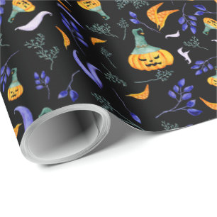 Halloween Forest Wrapping Paper Geschenkpapier