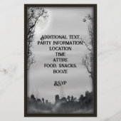 Halloween-Foto Briefpapier (Rückseite)