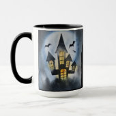 Halloween Foto Burg Spider Scarry Tasse (Links)