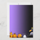 Halloween Foto Einladung (Rückseite)