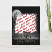 Halloween-Foto Karte (Vorderseite)