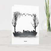 Halloween-Foto Karte (Rückseite)