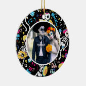 Halloween-Foto Keramik Ornament (Rechts)