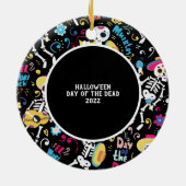 Halloween-Foto Keramik Ornament (Hinten)