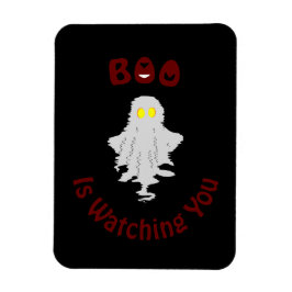 Halloween Foto Magnet | Boo beobachtet dich