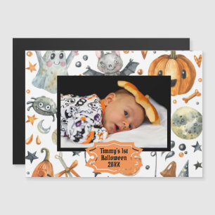 Halloween-Foto Magneteinladung