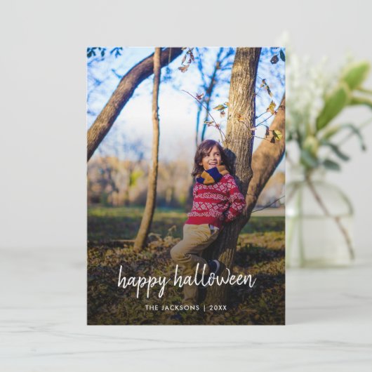 Halloween-Foto | Moderne, trendige, stilvolle Flat (Stehend Vorderseite)