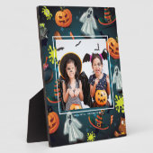 Halloween Foto niedlich Pattern Fotoplatte (Seite)