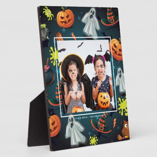 Halloween Foto niedlich Pattern Fotoplatte (Seite)