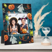 Halloween Foto niedlich Pattern Fotoplatte (Seite)