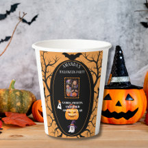 Halloween Foto Party Paper Cups