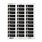 Halloween Foto, Skull & Jack o' Lantern Labels (Vorne)