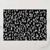 Halloween-FotoCollage Folieneinladung (Rückseite)