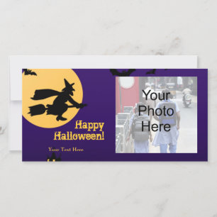 Halloween-Fotokarte Feiertagskarte