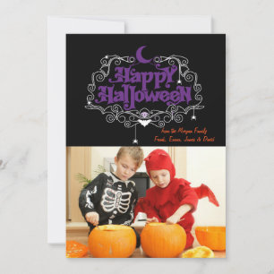 Halloween-Fotokarte Karte