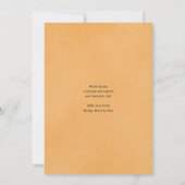 Halloween Fotokarte mit Kürbislaterne Pumpkin Einladung (Rückseite)