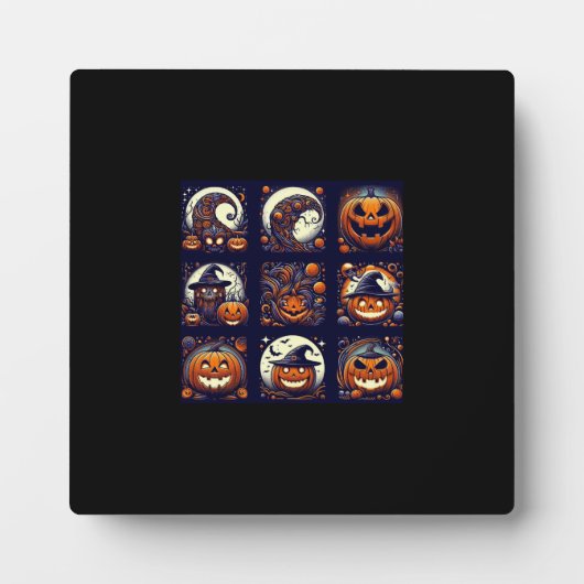 Halloween Fotoplatte (Vorderseite)