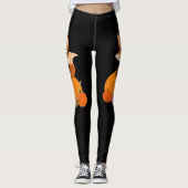 Halloween Fox Leggings (Vorderseite)