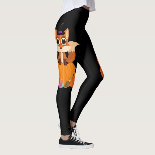 Halloween Fox Leggings (Rechts)