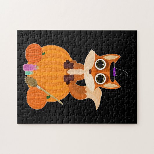 Halloween Fox Puzzle (Horizontal)