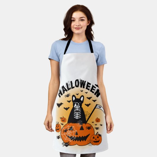 Halloween Franchie Schürze (Getragen)