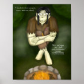 Halloween Frankenstein Art Print Poster (Vorne)