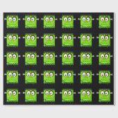Halloween Frankenstein Holiday Packpapier (Flach)