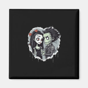Halloween Frankenstein Lovers Magnet