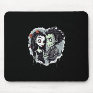 Halloween Frankenstein Lovers Mousepad
