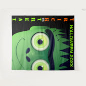 Halloween Frankenstein Monster Background Wandteppich (Vorderseite (Horizontal))