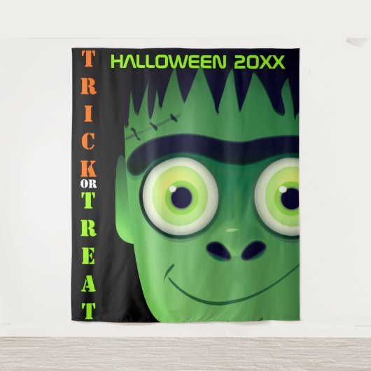 Halloween Frankenstein Monster Background Wandteppich (Vorderseite)
