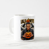 Halloween Frankenstein-Monster Kaffeetasse (Vorderseite Links)