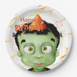 Halloween Frankenstein Monster Kindergeburtstag Pa Pappteller