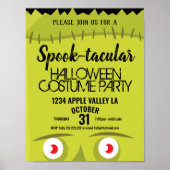 Halloween-Frankenstein-Monster-Kostenüm-Party Poster (Vorne)