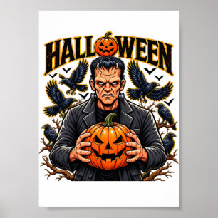 Halloween Frankenstein-Monster Poster