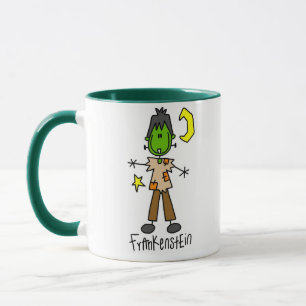 Halloween Frankenstein-Stick-Figur-Tasse Tasse