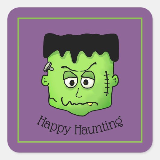 Halloween Frankenstein Stickers (Vorderseite)