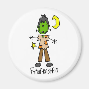 Halloween Frankenstein Stockfigur Magnet