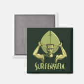 Halloween Frankenstein surfen Magnet (Vorderseite/Rückseite)