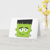 Halloween Frankenstein T - Shirt und Geschenke Karte (Gelbe Blume)