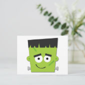 Halloween Frankenstein T - Shirt und Geschenke Postkarte (Stehend Vorderseite)