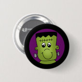 Halloween Frankie Button (Vorne & Hinten)
